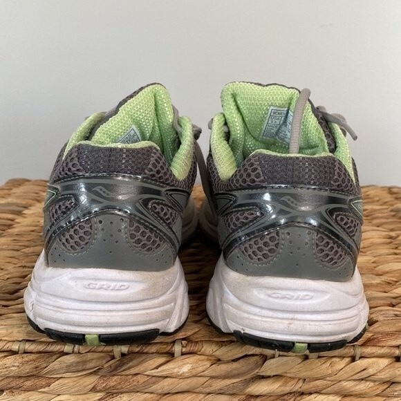 Saucony Cohesion XT-600 Athletic Running Shoes Performance Wear Lime Green Pink - Picture 4 of 12